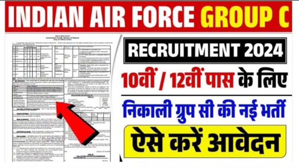 Air Force Group C Vacancy 2024