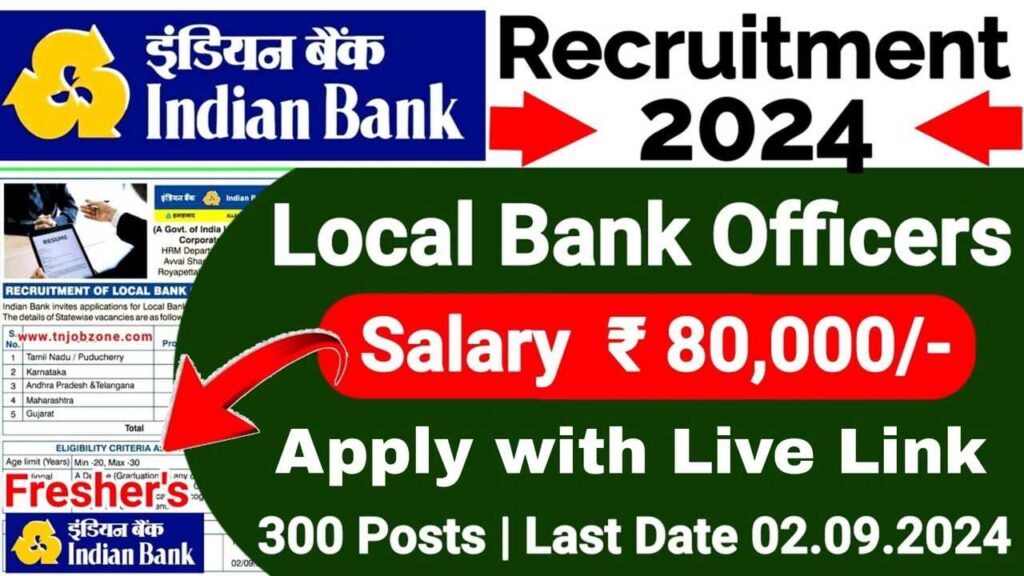 Indian Bank Officer Recruitment 2024